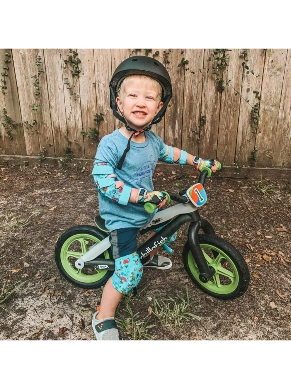Kids Knee and Elbow Pads with Bike Gloves - Flexible Impact-Resistant Gear for